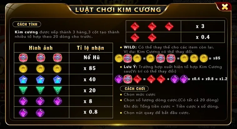 Cách Chơi Trò Chơi Nổ Hũ Kim Cương Tại RikVip Và Mẹo Trúng Lớn